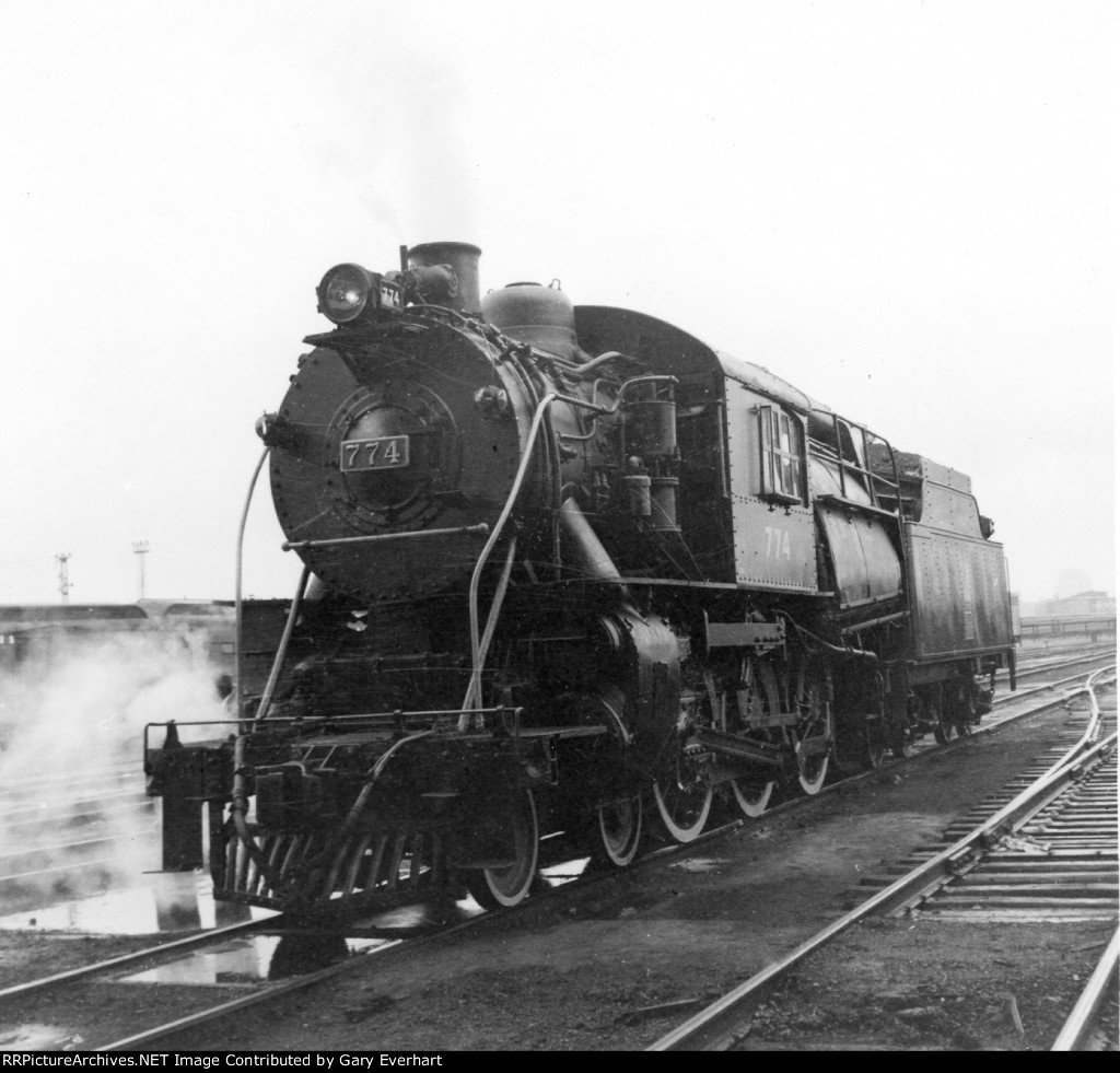 CNJ 4-6-0C #774 - Central RR of New Jersey